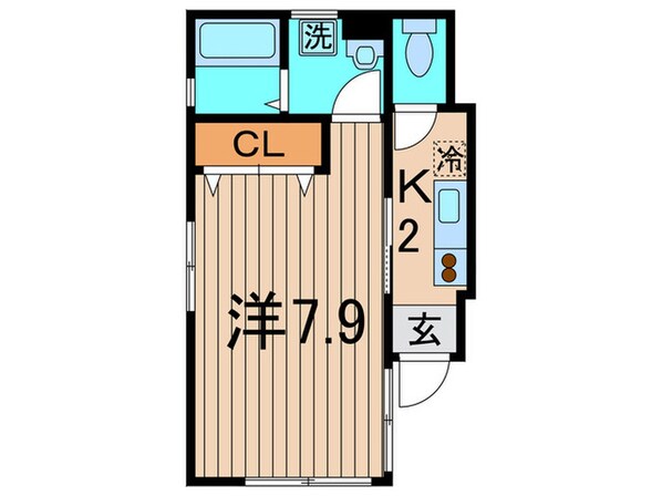 プランド－ル鮒橋の物件間取画像